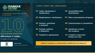 Il decalogo AISLA estate